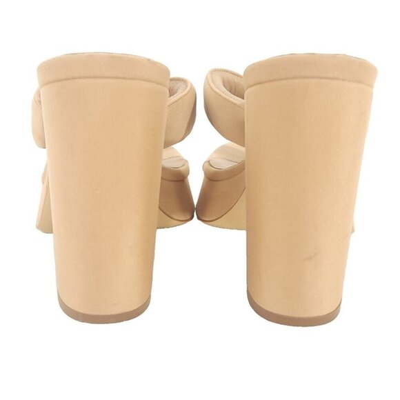 Gia Borghini Gia 17 Heeled Sandals Size 40 10 Women's Tan $495 - Picture 6 of 11